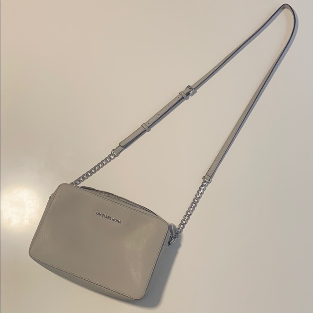 Gray Michael Kors Crossbody Bag